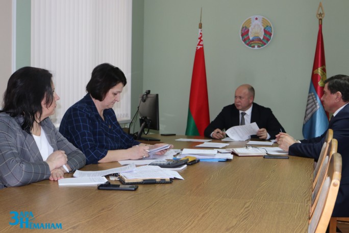 В Мостовском райисполкоме состоялось заседание районного штаба по подготовке к областным Дожинкам