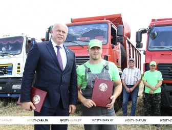 Награждение в Озёрках