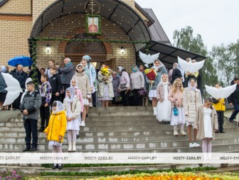 Освящение храма святой Софии в Мостах
