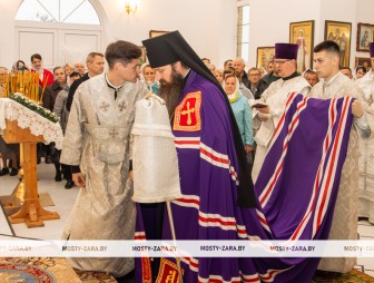 Освящение храма святой Софии в Мостах
