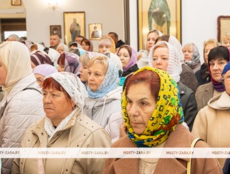 Освящение храма святой Софии в Мостах