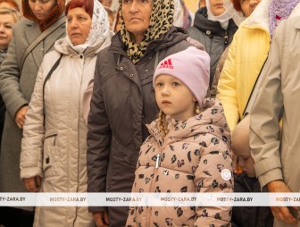 Освящение храма святой Софии в Мостах
