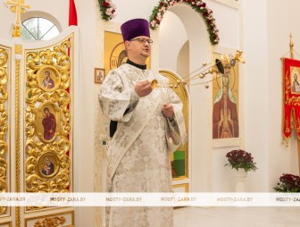Освящение храма святой Софии в Мостах