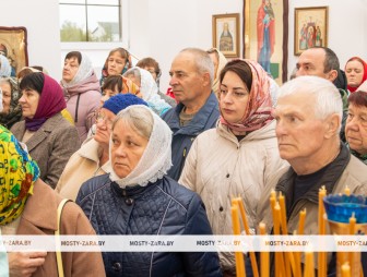 Освящение храма святой Софии в Мостах