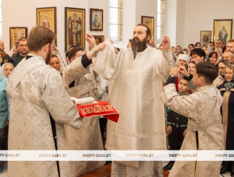 Освящение храма святой Софии в Мостах