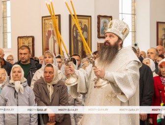 Освящение храма святой Софии в Мостах