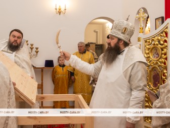Освящение храма святой Софии в Мостах