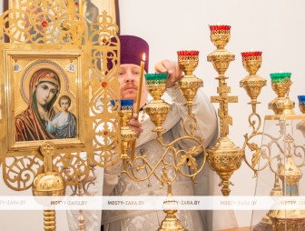 Освящение храма святой Софии в Мостах
