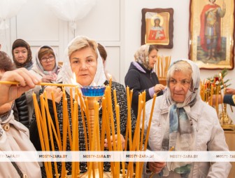 Освящение храма святой Софии в Мостах