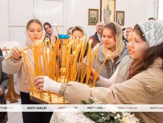 Освящение храма святой Софии в Мостах