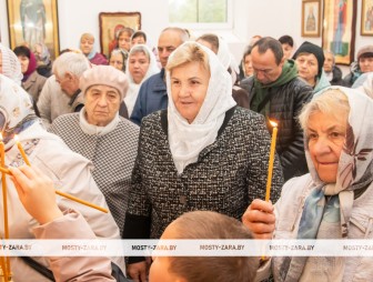 Освящение храма святой Софии в Мостах