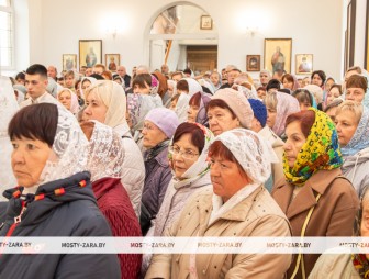 Освящение храма святой Софии в Мостах
