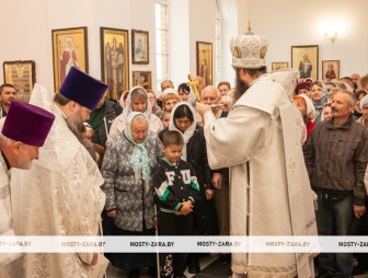 Освящение храма святой Софии в Мостах