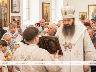 Освящение храма святой Софии в Мостах