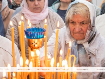 Освящение храма святой Софии в Мостах