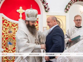 Освящение храма святой Софии в Мостах