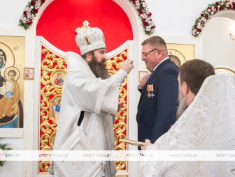 Освящение храма святой Софии в Мостах