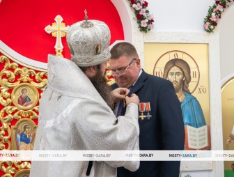 Освящение храма святой Софии в Мостах