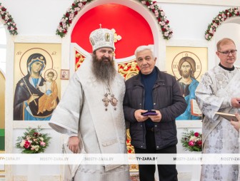 Освящение храма святой Софии в Мостах