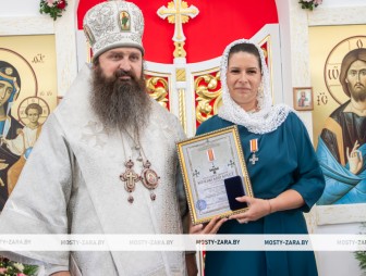 Освящение храма святой Софии в Мостах