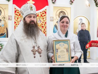 Освящение храма святой Софии в Мостах