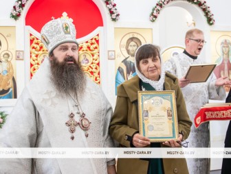 Освящение храма святой Софии в Мостах