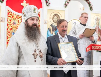 Освящение храма святой Софии в Мостах