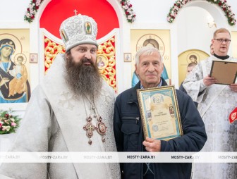 Освящение храма святой Софии в Мостах