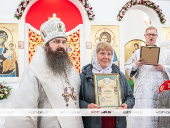 Освящение храма святой Софии в Мостах