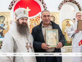 Освящение храма святой Софии в Мостах