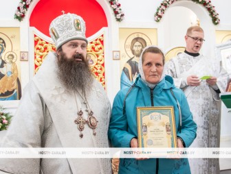 Освящение храма святой Софии в Мостах