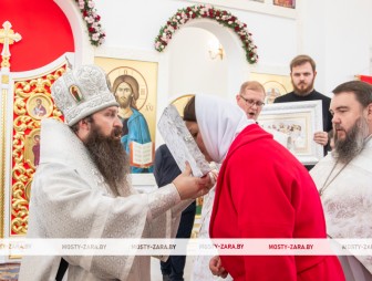 Освящение храма святой Софии в Мостах