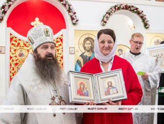 Освящение храма святой Софии в Мостах