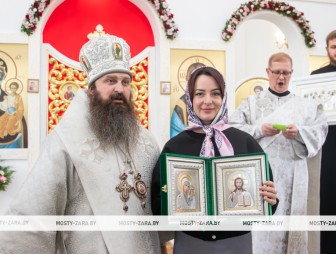 Освящение храма святой Софии в Мостах