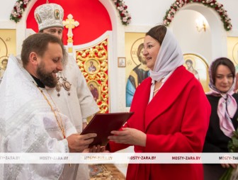 Освящение храма святой Софии в Мостах