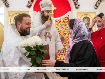 Освящение храма святой Софии в Мостах
