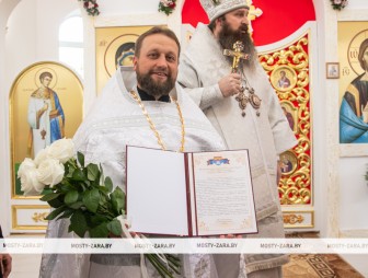 Освящение храма святой Софии в Мостах