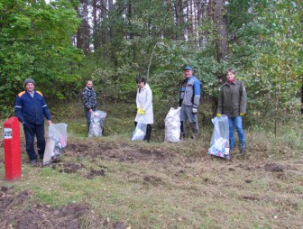 Мостовчане  активно участвуют в акции «Чистый лес»