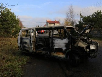 Ремонт автомобиля в Гродно закончился большим пожаром