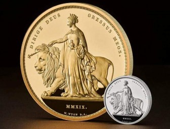 В Великобритании изготовили самую тяжелую сувенирную монету из золота