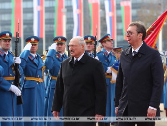 Александр Лукашенко и Александр Вучич проводят переговоры в Белграде