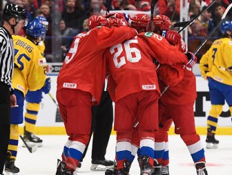 Сборная России, обыграв в овертайме Швецию, стала первым финалистом молодежного ЧМ по хоккею