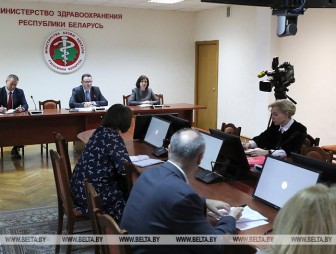Медики на видеоконференции с участием Натальи Кочановой обсудили ситуацию с COVID-19 в Минске
