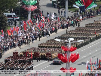 Парад ко Дню Победы начался в Минске