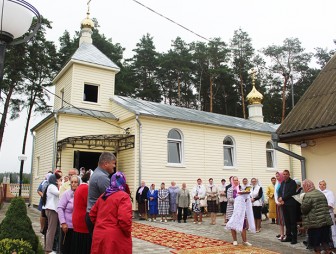 Прихожане Свято-Ильинской церкви г. Мосты празднуют престольный праздник