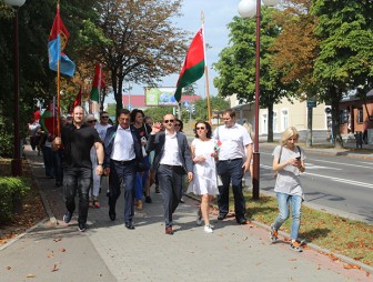 Не дадим развалить страну: делегация Мостовского района приняла участие в митинге мира и спокойствия, который прошёл в Гродно