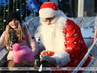 Дед Мороз поселился в центре Гродно