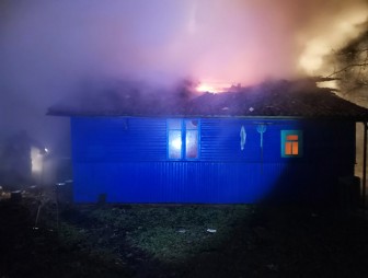 На пожаре в Мостовском районе погиб мужчина