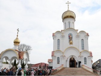 Александр Лукашенко в Пасху посещает храм в Турове