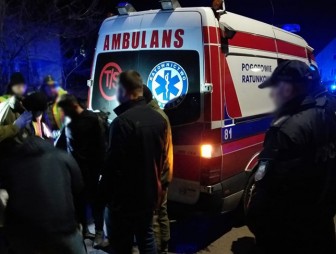 Двое жителей Польши пытались перевезти 18 мигрантов, замаскировав машину под скорую